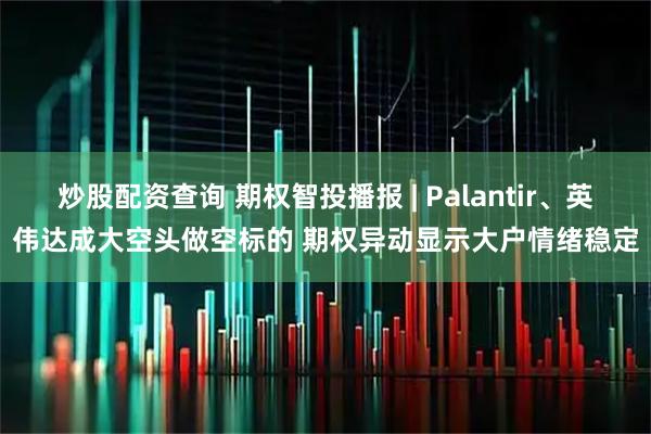 炒股配资查询 期权智投播报 | Palantir、英伟达成大空头做空标的 期权异动显示大户情绪稳定